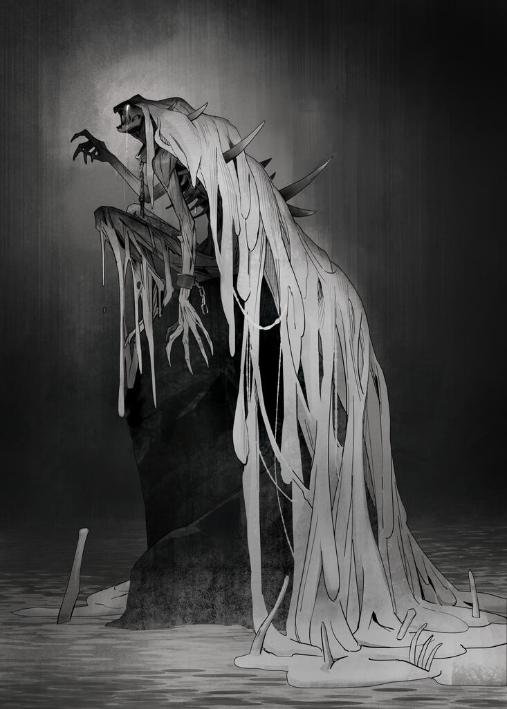 Creature illustration: The Lonely and Cursed