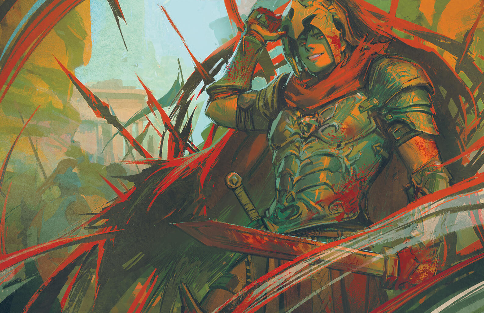 Key Art Illustration: Ares, God of War