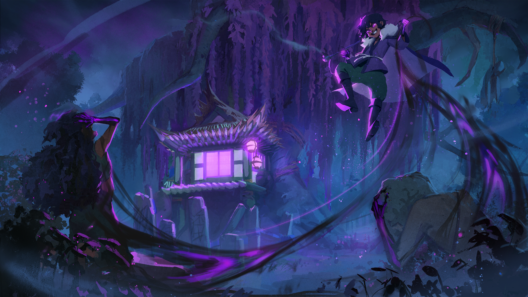 Environment design key art done at VFS