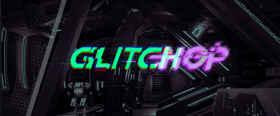 GlitchHop: Title Logo Design